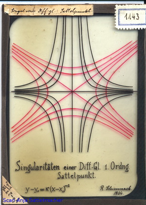 Slide: Singularities of a differential equation of 1. order