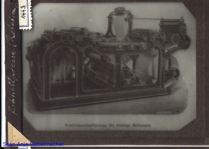 Slide: Rotation rapid press for four-sided journals