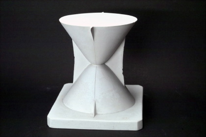 Curvature centre point surface of the single-leaf hyperboloid