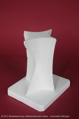 Curvature centre point surface of the single-leaf hyperboloid