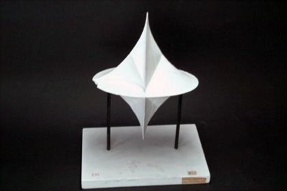 Curvature centre point surface of the triaxial ellipsoid