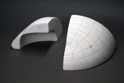 Fresnel wave surface for optic biaxial crystals