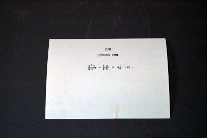 Heat conduction in a stick; double source