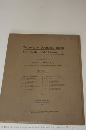 Exercises for descriptive geometry