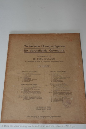Exercises for descriptive geometry