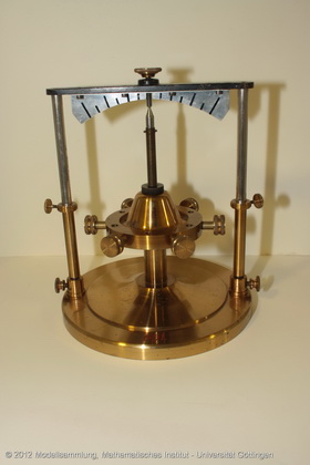 Schulerkreisel mit auswechselbaren Spitzen, Pfannen, Schrauben und Gewichten