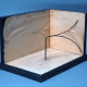 The types of the development of a space curve at a small scale