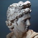 Apollo of the Belvedere with parabolic curve